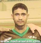 لاعب فريق كرة القدم حبيب محمد آل هزيم